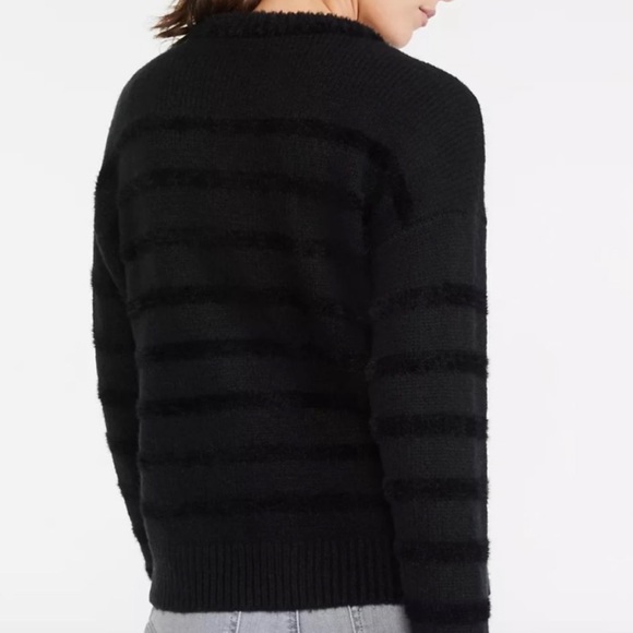 Ann Taylor Striped Fringe Sweater - Picture 2 of 8